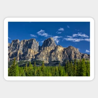 Castle Mountain 2, in AB, Canada Sticker